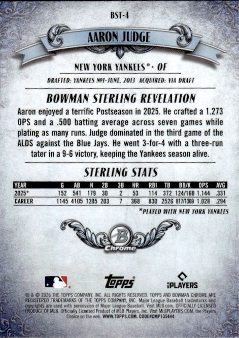 Main Image Topps Chrome 2026 Bowman Sterling Revelation ...