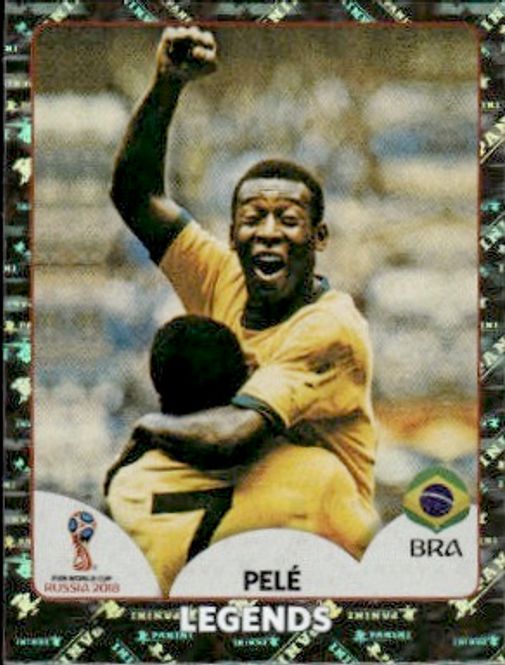 Hovedbilde 2018 PELE Legends Foil World Cup Panini Stickers ...