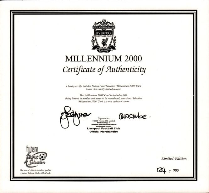 Main Image 2000 liverpool futera fans selection xxl ...