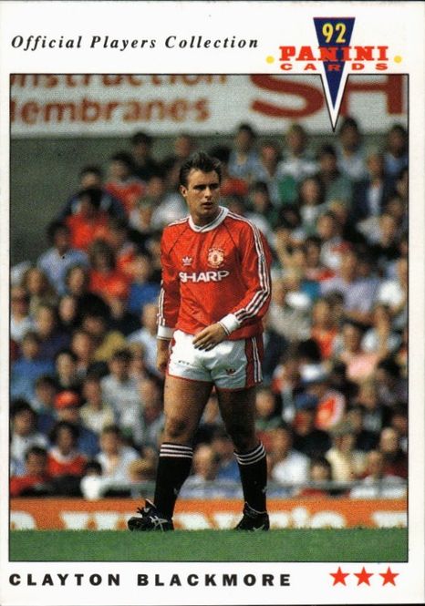 Main Image CLAYTON BLACKMORE (Manchester United) Panini 92