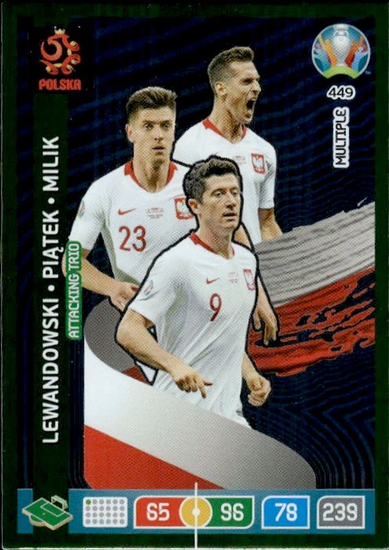 panini uefa euro 2020 preview adrenalyn xl POLSKA LEWANDOWSKI PIATEK MILIK