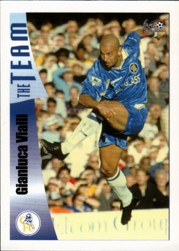 1998 FUTERA FANS SELECTION - GIANLUCA VIALLI - CHELSEA THE TEAM No 18