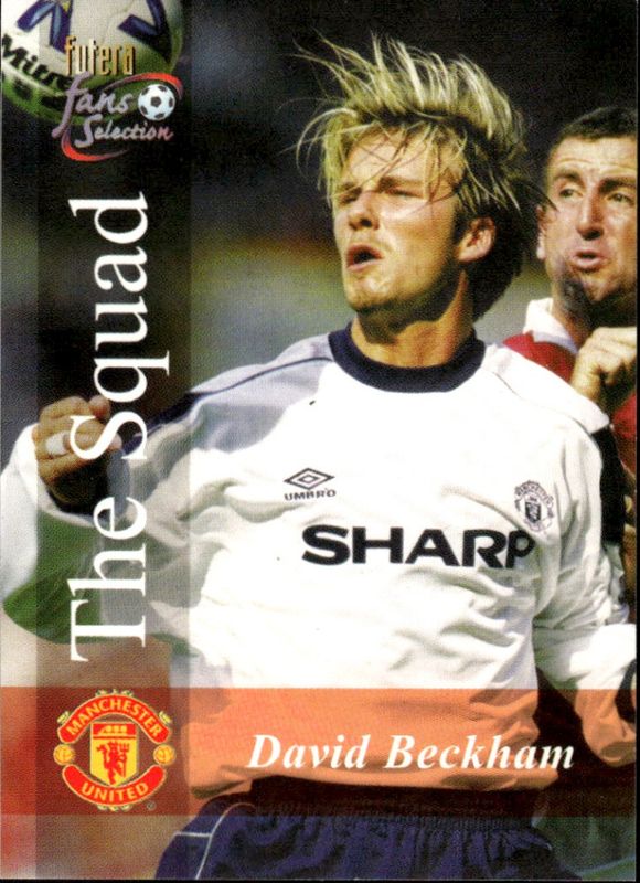 DAVID BECKHAM FUTERA FANS SELECTION 2000 THE SQUAD #123