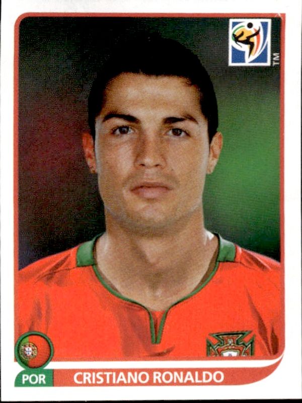 PANINI STICKER FIFA WORLD CUP SOUTH AFRICA 2010 CRISTANO RONALDO PORTUGAL # 559