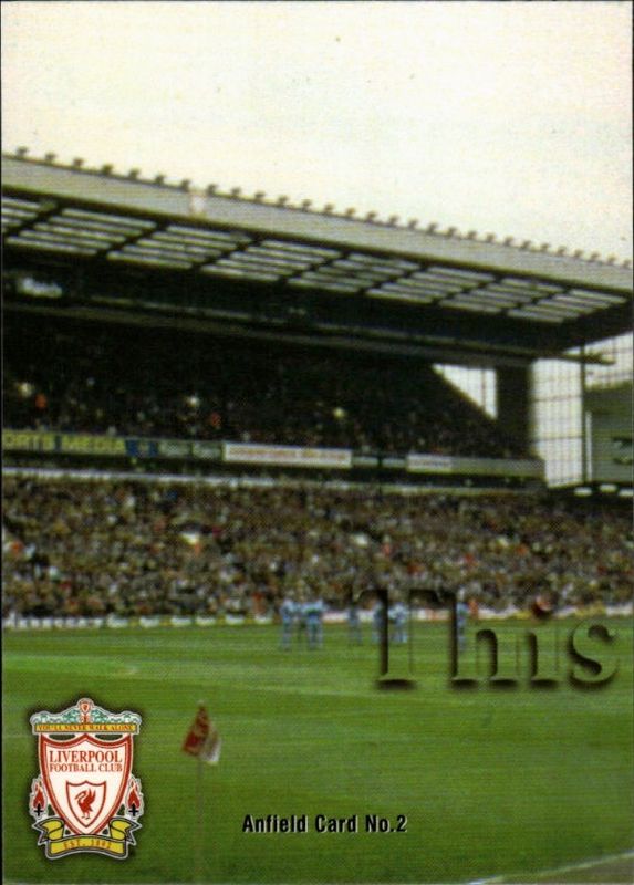Futera 1998 3 Card Subset THIS IS ANFIELD Liverpool FC