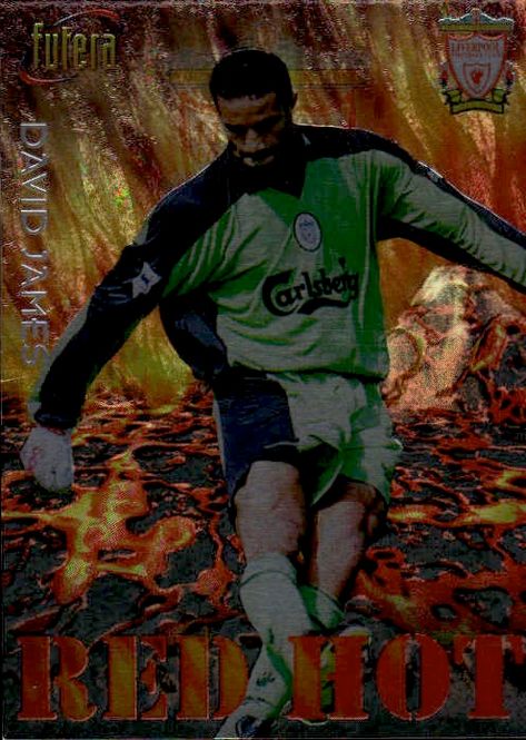 Hovedbilde David James Red Hot LIVERPOOL 98 RH4 #1268/8000