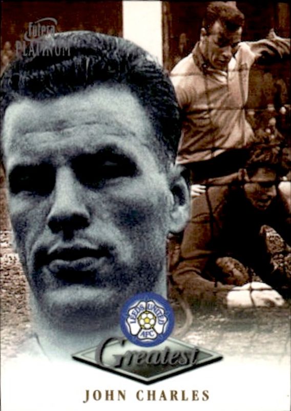 1999 Futera Platinum Leeds United Greatest John Charles 22 CARAT GOLD GILDED EDGES