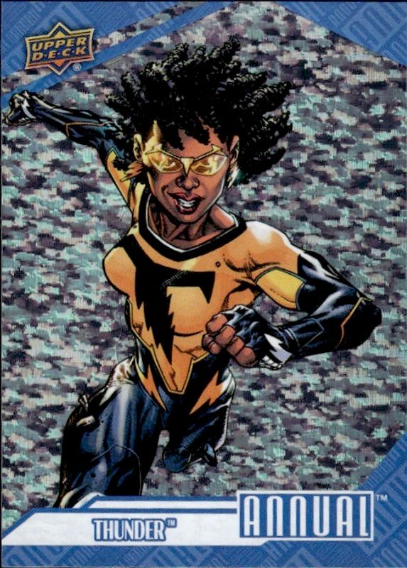 THUNDER 2024-25 Upper Deck DC Annual SILVER SPARKLE BLACK LIGHTNING