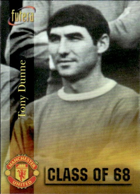 Main Image Futera 1998 Tony Dunne Manchester United Official ...