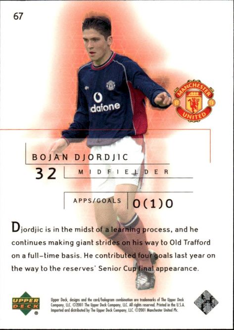 Main Image 2001-02 Upper Deck Manchester United Premier ...