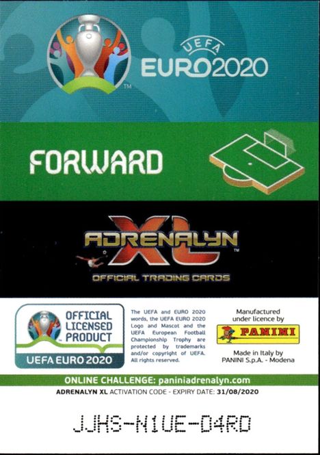 Hovedbilde Cristiano Ronaldo - Panini Adrenalyn XL Euro 2020 ...