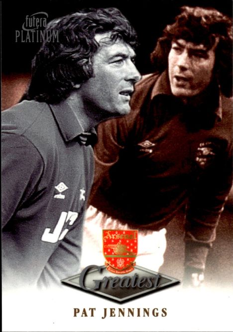 Hovedbilde 1999 Futera Platinum Arsenal Greatest PAT ...