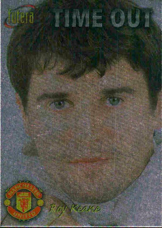 1998 Futera Manchester United Time Out Chrome Foil Roy Keane #44 PLAYERS EDITION /500