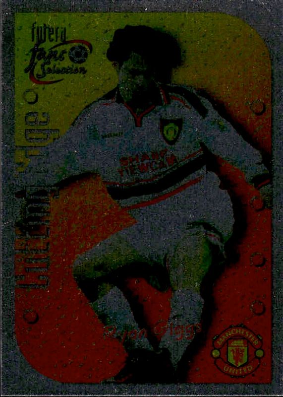 1999 Futera Fans Selection Manchester United Chrome Foil /400 Ryan Giggs #4