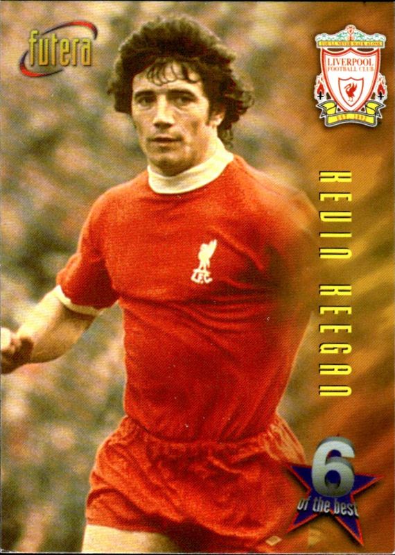1998 Futera Liverpool 6 of the Best Kevin Keegan #66