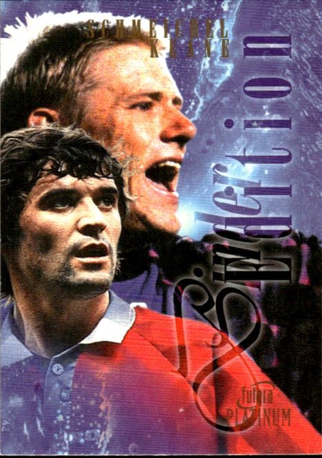 Hovedbilde PETER SCHMEICHEL AND ROY KEANE BINDER CARD 1998 ...