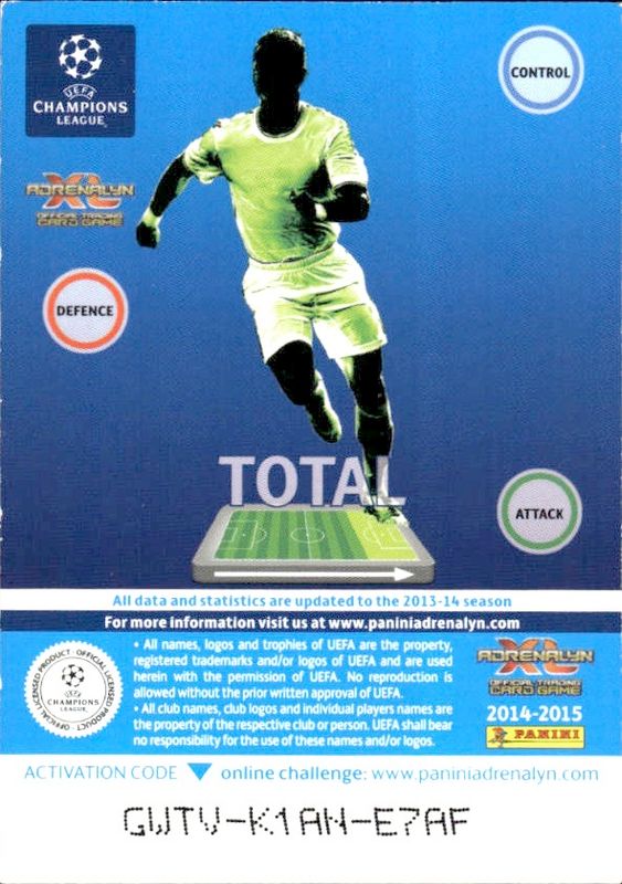 Panini Adrenalyn Champions League 14/15 346 - Carlos Tevez International Stars-