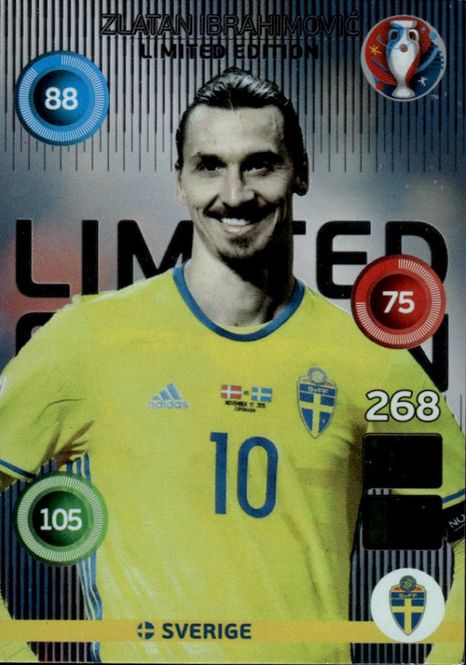 Hovedbilde ZLATAN LIMITED EDITION PANINI XL ADRENALYN 2016