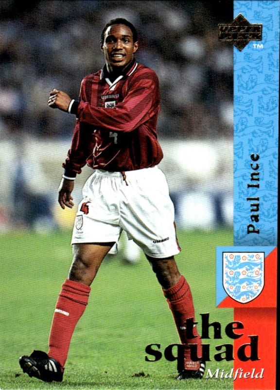 1997-98 Upper Deck England the squad Paul Ince #21
