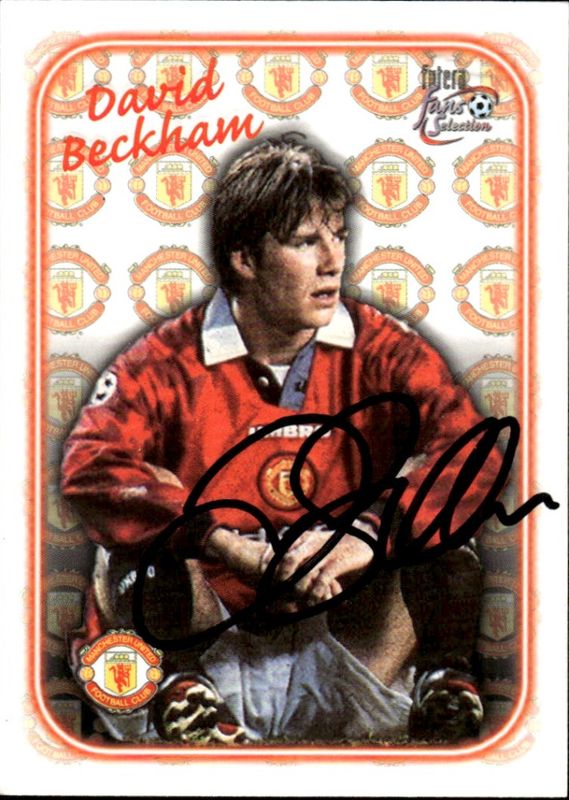 David beckham autograph ROOKIE 1997 FUTERA FANS SELECTION