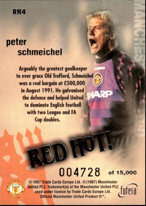 Main Image Peter Schmeichel Red Hot 97 SILVER RH4 ...