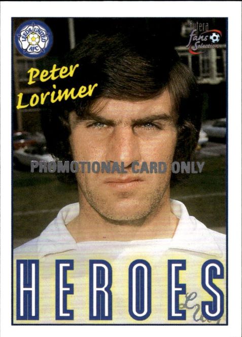 Hovedbilde 1997-98 Futera Fans Selection Leeds United PETER ...