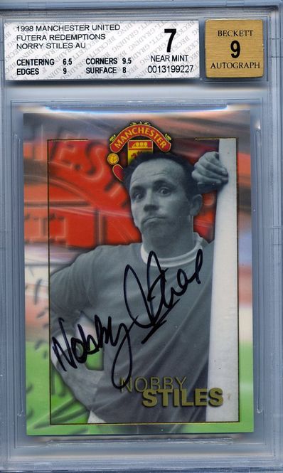 Main Image Nobby Stiles Redemption set #212 of 250  1998 