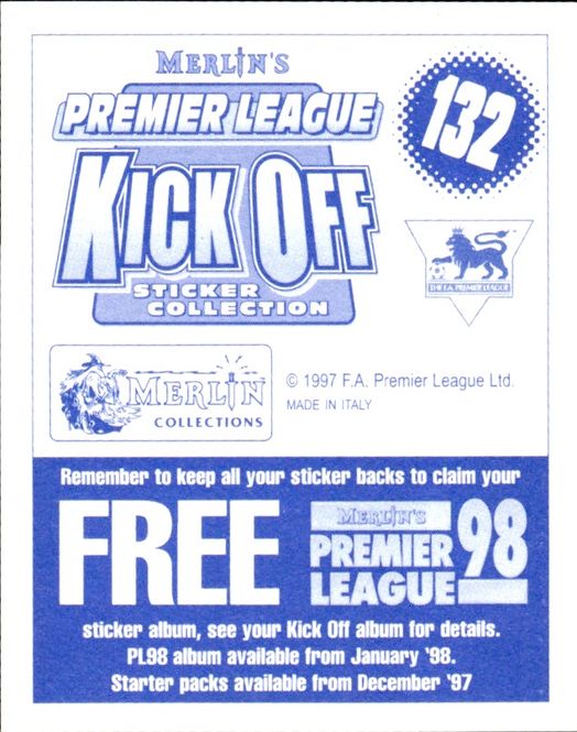 Hovedbilde Merlin's Premier League KICK OFF 1997 / 1998 ...