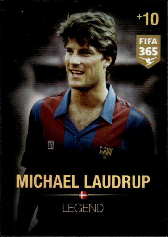 2015 Panini Adrenalyn XL Fifa 365 Legend Michael Laudrup #370