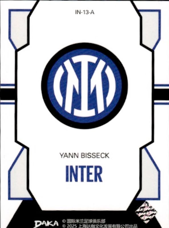 DAKA 2025 INTER YANN BISSECK RC ROOKIE IN-13-A