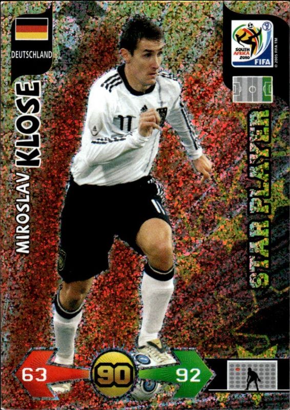 2010 Adrenalyn XL FIFA World Cup South Africa Star Players Miroslav Klose