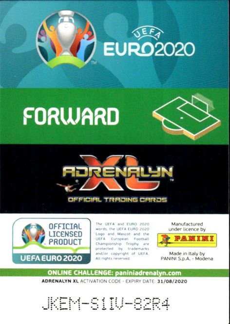 Main Image Panini Adrenalyn XL.Euro 2020. Power- Up. # 417. ...