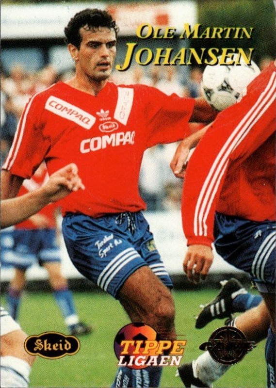 1996 GAME Tippe Ligaen Fotballkort OLE MARTIN JOHANSEN