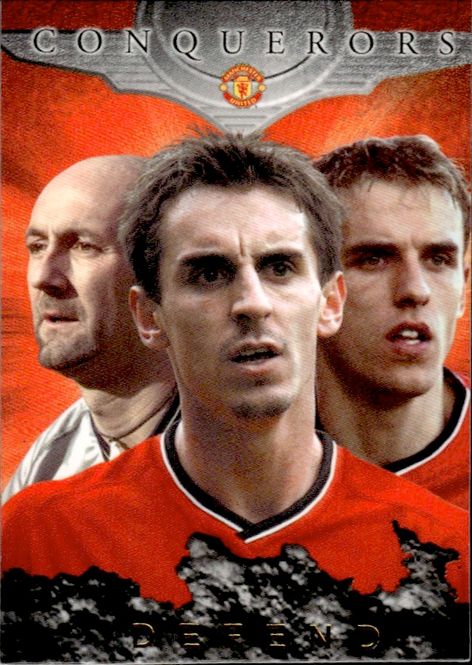Main Image 2001 3 CARD SETT CQ1-3 Futera Manchester United ...
