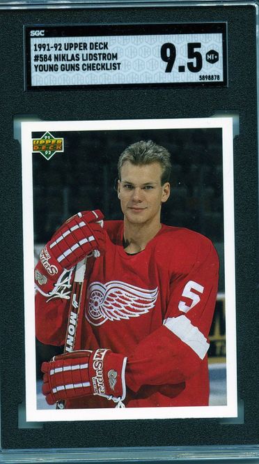 Hovedbilde 1991-92 UPPER DECK NIKLAS LIDSTROM ROOKIE ...