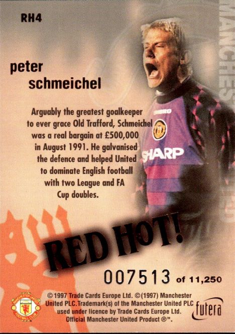 Main Image Peter Schmeichel Red Hot 97 Bronze RH4 ...