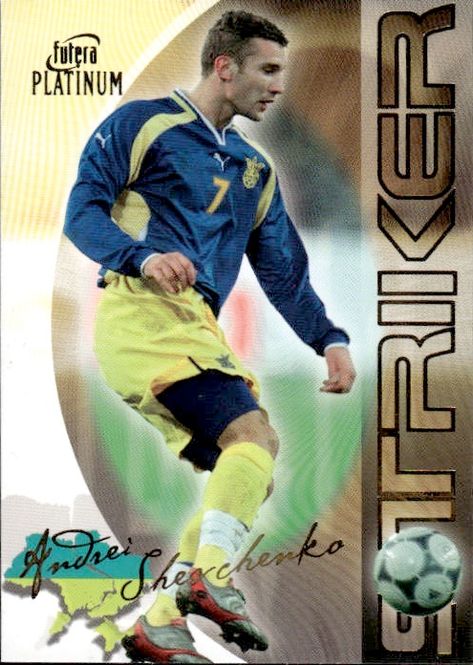 Hovedbilde 2003 Futera Platinum Andriy Shevchenko Andrei ...