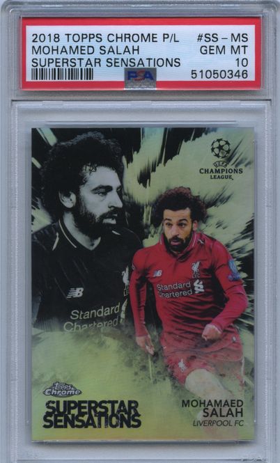 Hovedbilde 2018 TOPPS CHROME P/L MOHAMAD SALAH SUPERSTAR ...