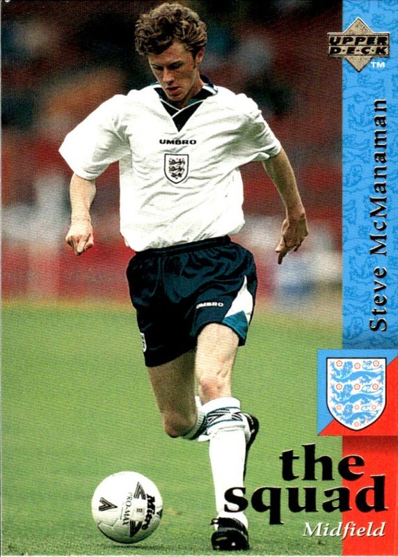 1997-98 Upper Deck England the squad Steve McManaman #14