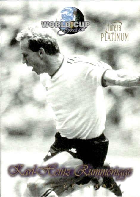 Main Image Futera Platinum World Cup Greats 1998 Karl Heinz ...