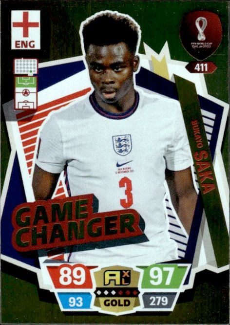 Hovedbilde 2022 FIFA World Cup Panini Adrenalyn XL - Bukayo ...