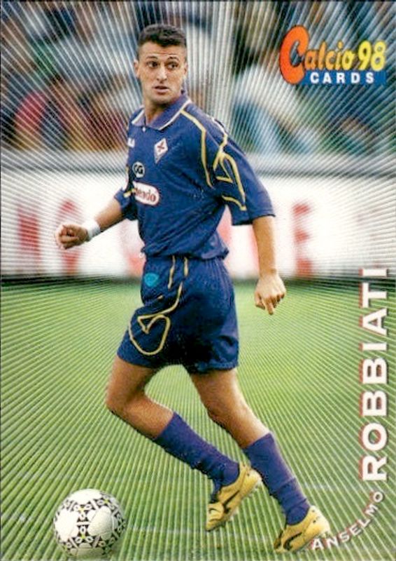 Panini Card Calcio 98 1998 Serie A #67 Anselmo Robbiati Fiorentina