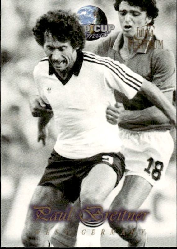 1998 Futera Platinum World Cup Greats Paul Breitner #6 