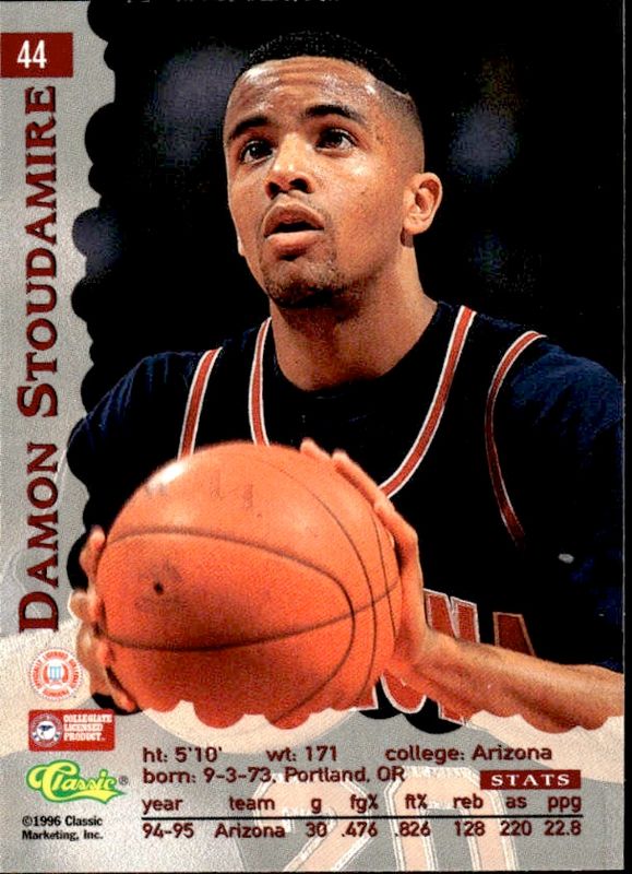 1996 Classic Assets Damon Stoudamire