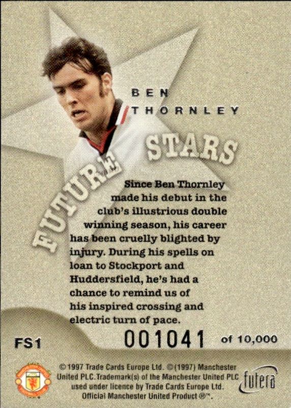 Ben Thornley Future Stars Silver #1041/10000