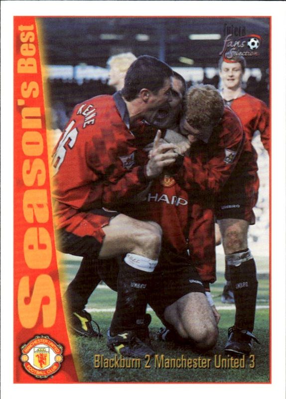 1997 Futera Fans Selection Manchester United Season's Best #49