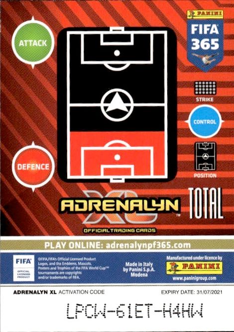 Hovedbilde Panini Adrenalyn FIFA 365 2021 No. 86 Harry ...