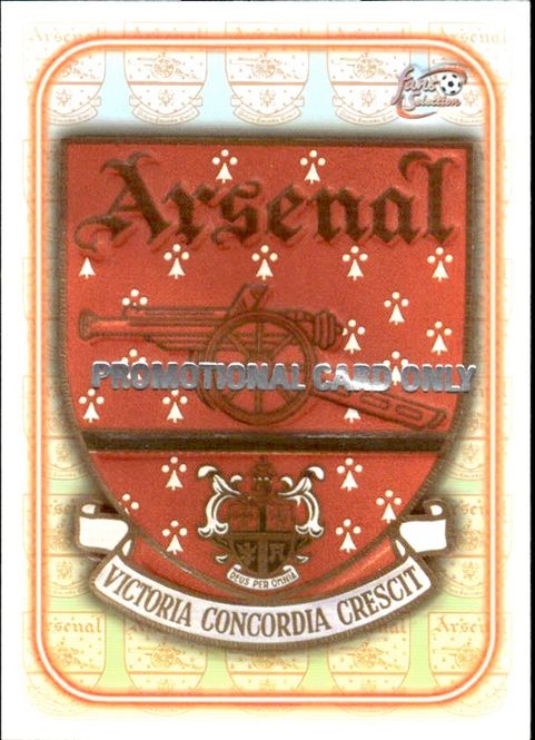Hovedbilde futera fans selection 1997 ARSENAL TEAM BADGE ...