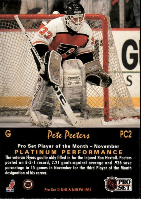 Hovedbilde 1991-92 Pro Set Platinum Collectibles Pete ...