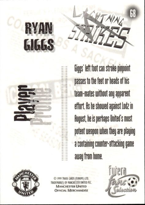 Hovedbilde Futera Manchester United Fans Selection 1999 - ...